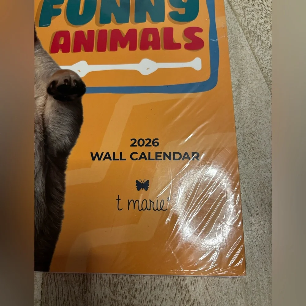 Funny Animals 2026 Wall Calendar
